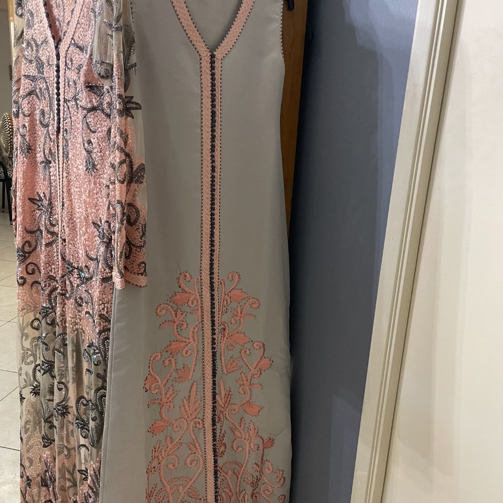 Stunning Moroccan Takchita Kaftan caftan Dress Custom Made - Picture 5 of 5